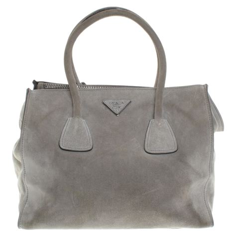 prada gray purse|suede prada bag.